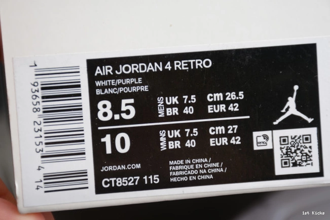 4 CT8527-115 Purple Court Air Jordan 0815